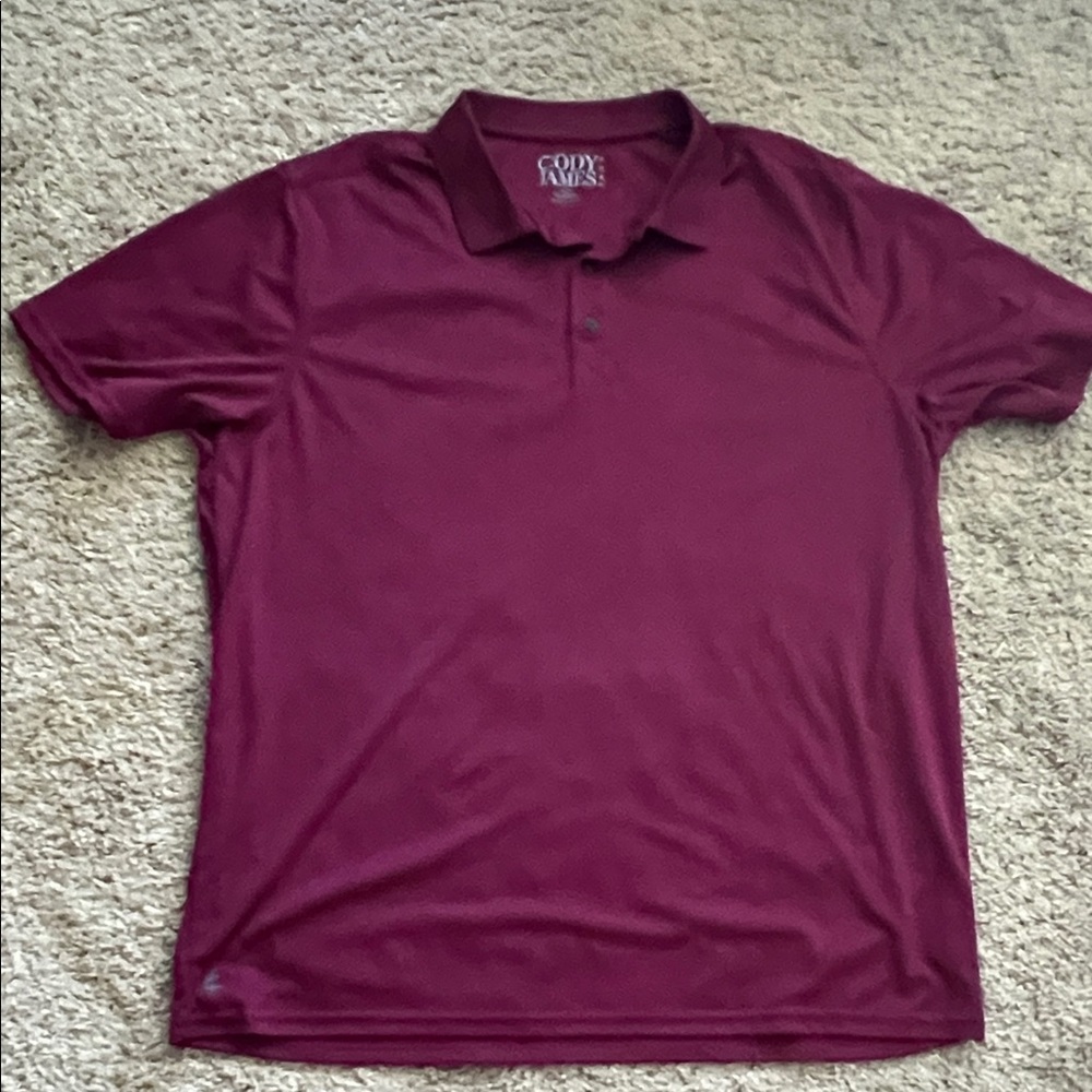 Cody James Men's Maroon Polo Shirt